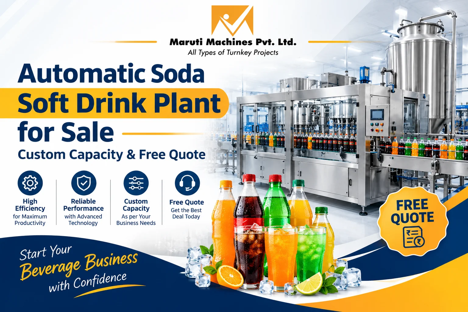 Automatic Soda Drink Packaging Plant – Complete Carbonated Beverage Filling Solution